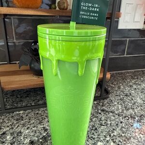Starbucks glow in the dark slime tumbler